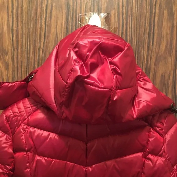 Calvin Klein Red Puffer Jacket - Picture 6 of 11
